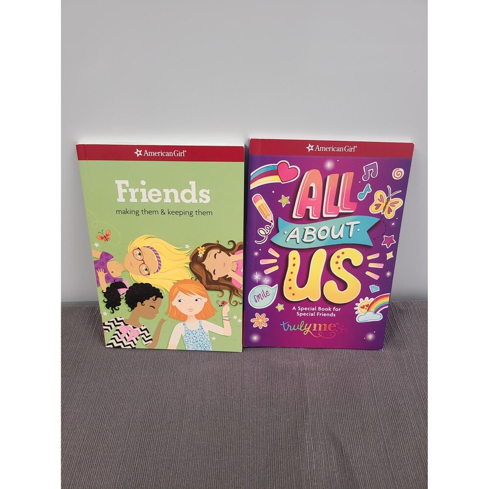American Girl Books Friends making them and keeping them and All About Us